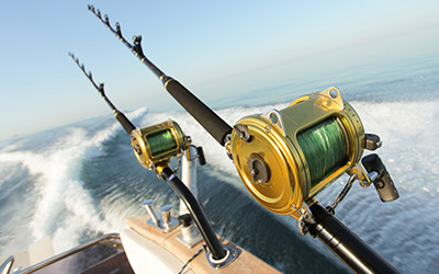 side fishing tour deep trolling